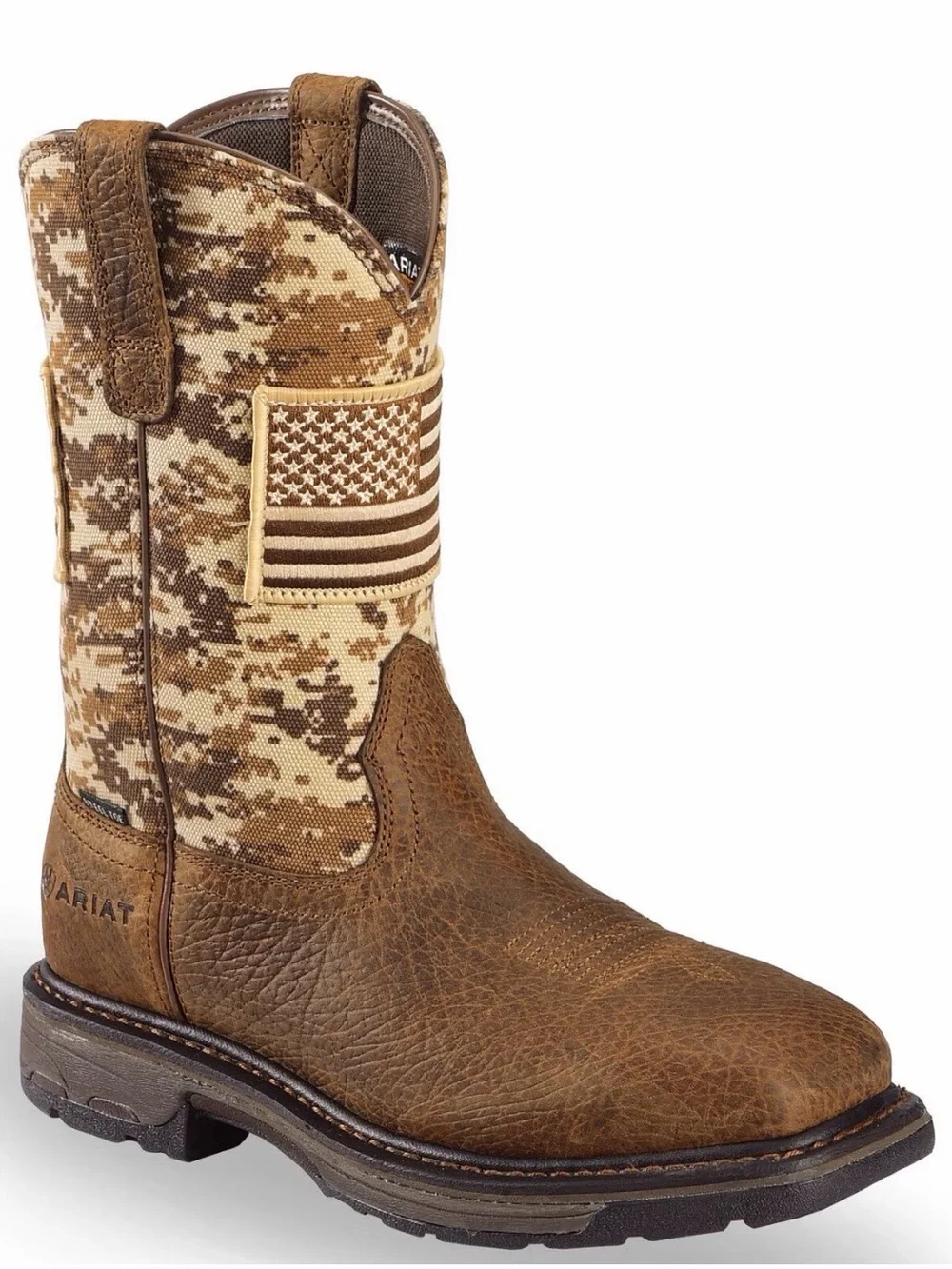 ARIAT MEN'S WORKHOG® PATRIOT WESTERN BOOTS - STEEL TOE